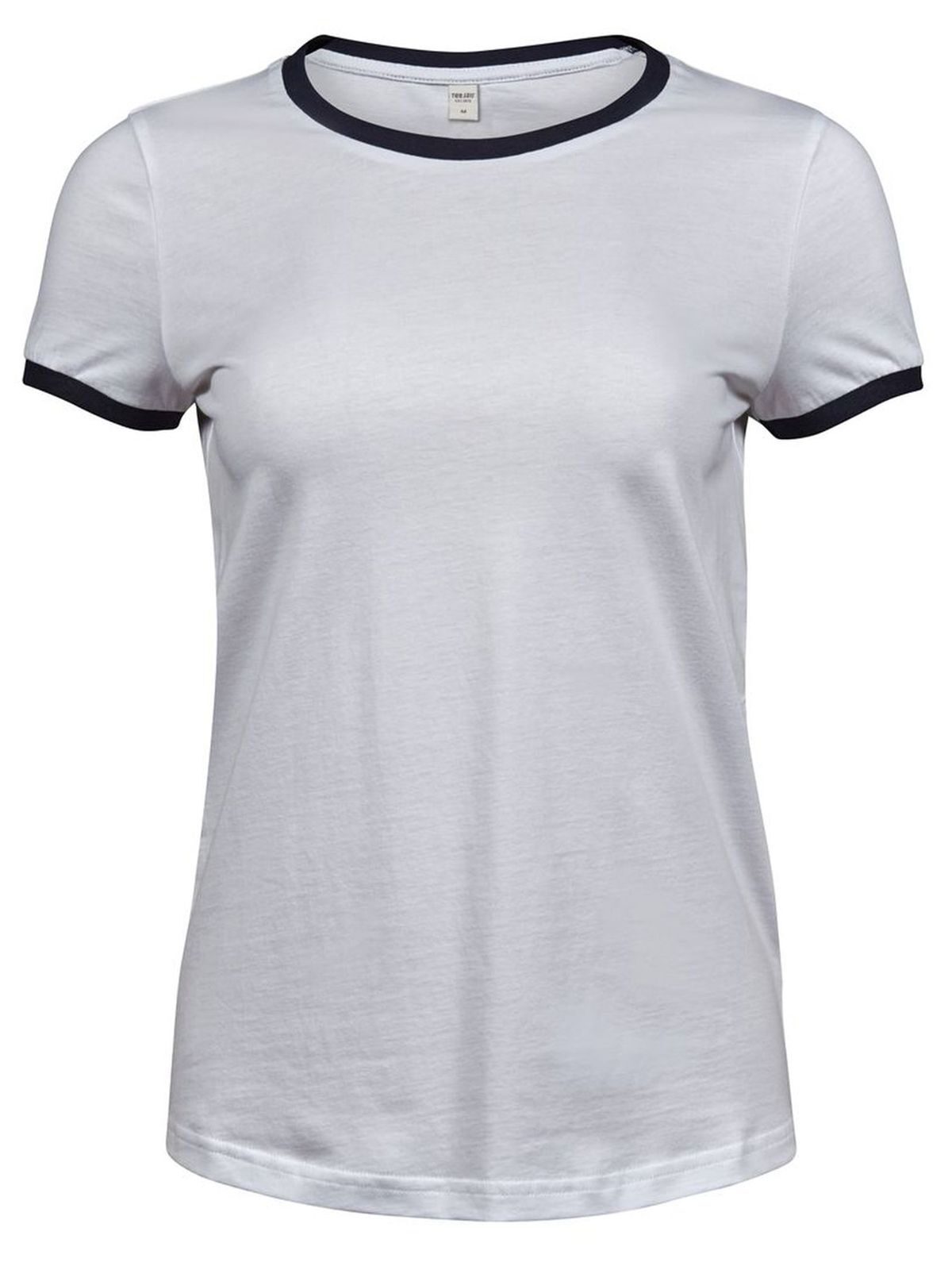 Camiseta de mujer con ribete - 321 - Azul Marino