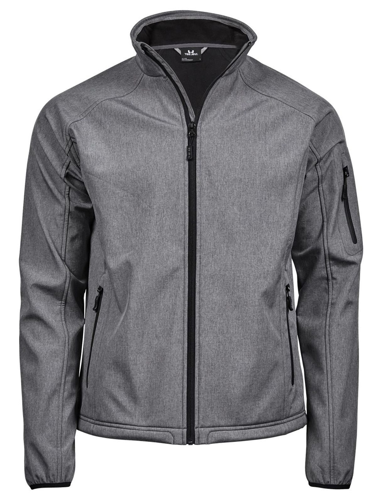Chaqueta softshell ligera de alto rendimiento para hombre - Gris jaspeado