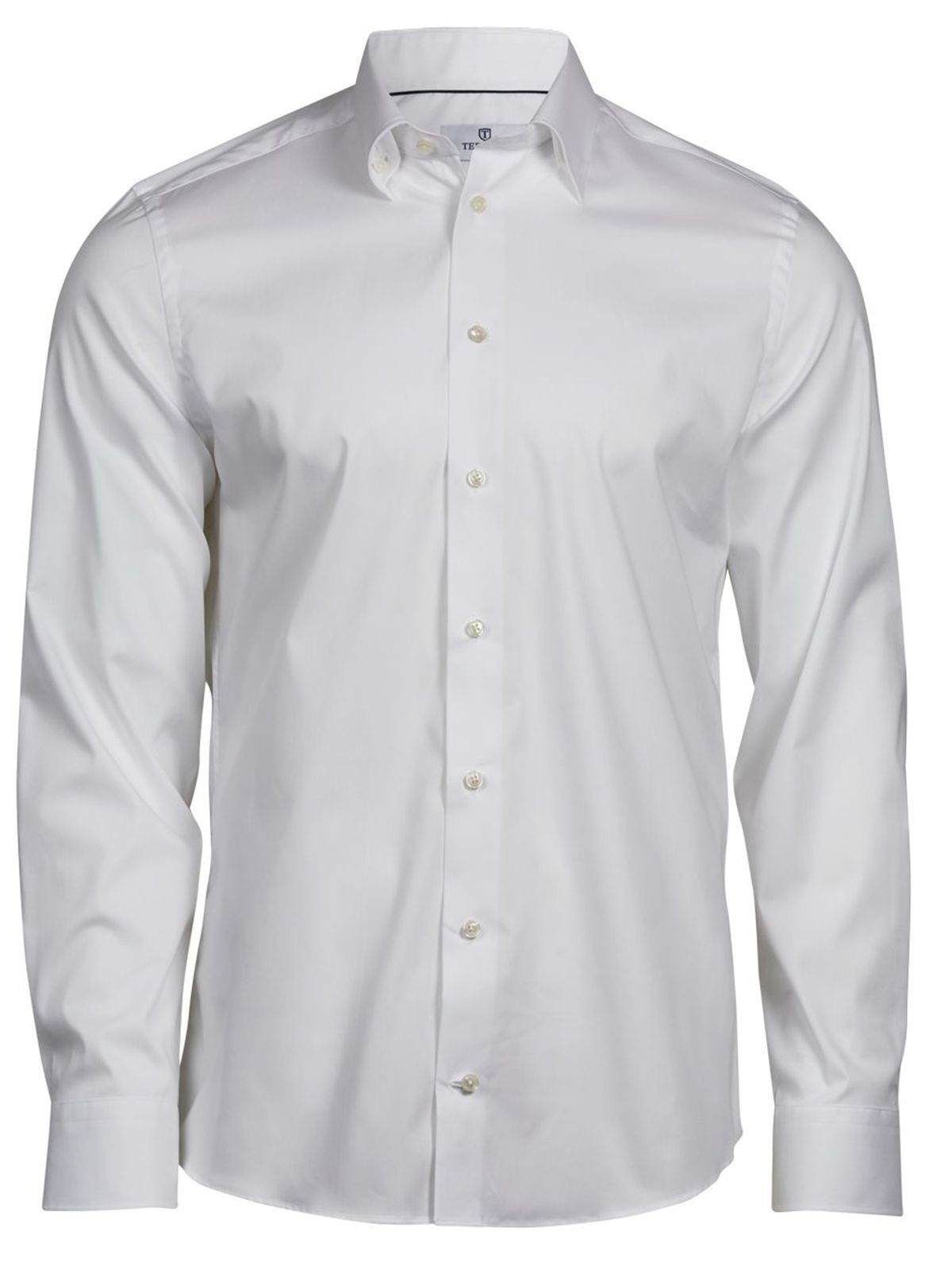 Camisa elástica de lujo - 001 - Blanco