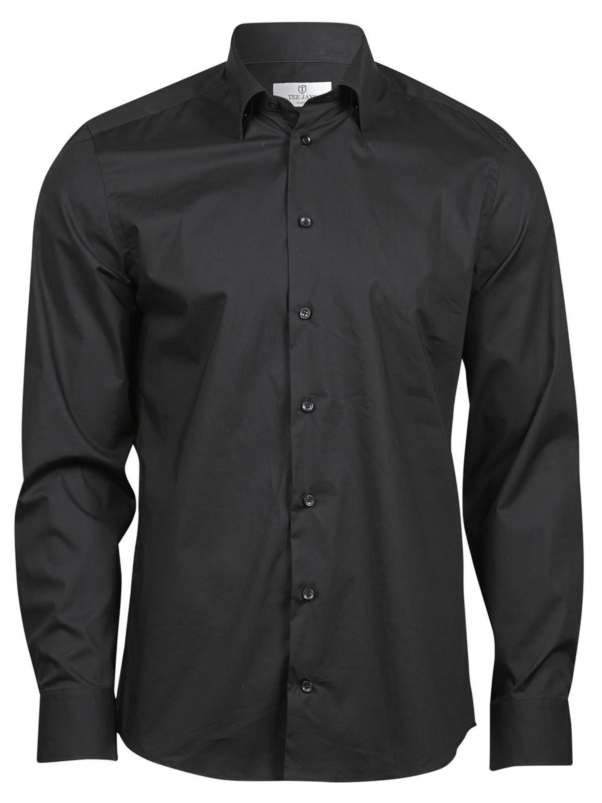 Camisa elástica de lujo - 002 - Negro