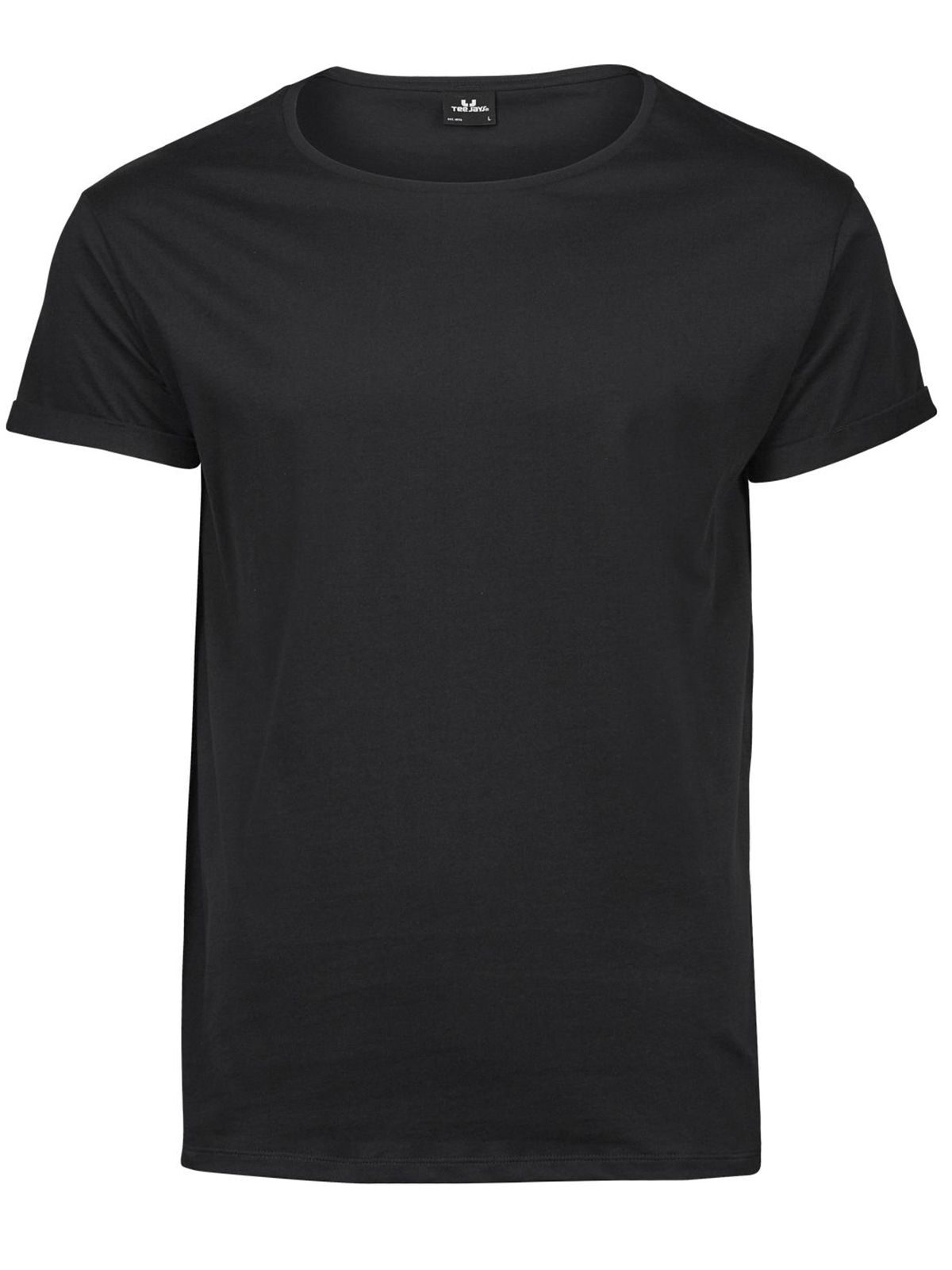 Camiseta enrollable para hombre - 002 - Negro