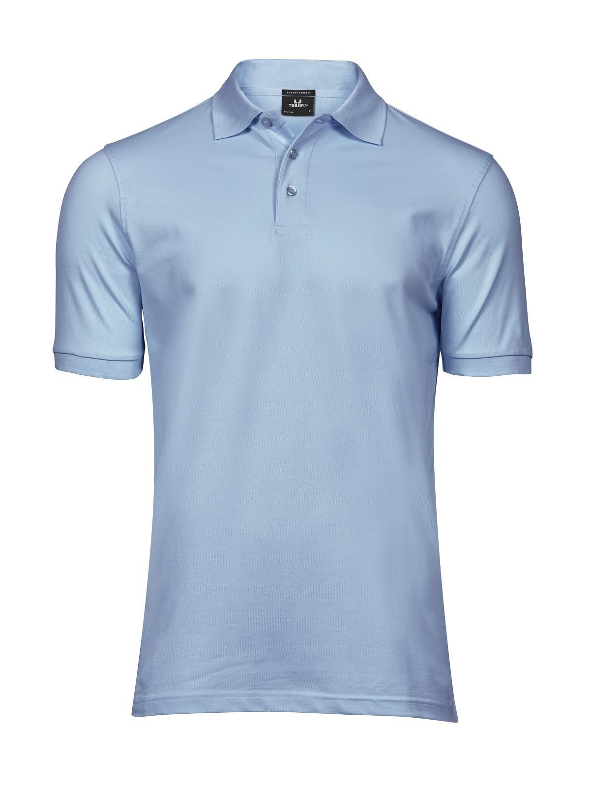 Polo elástico de lujo para hombre - 315 - Azul Claro