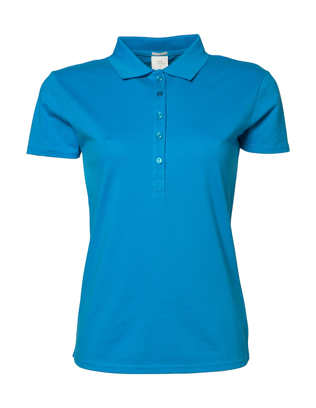 Polo elástico de lujo para mujer - 016 - Azul
