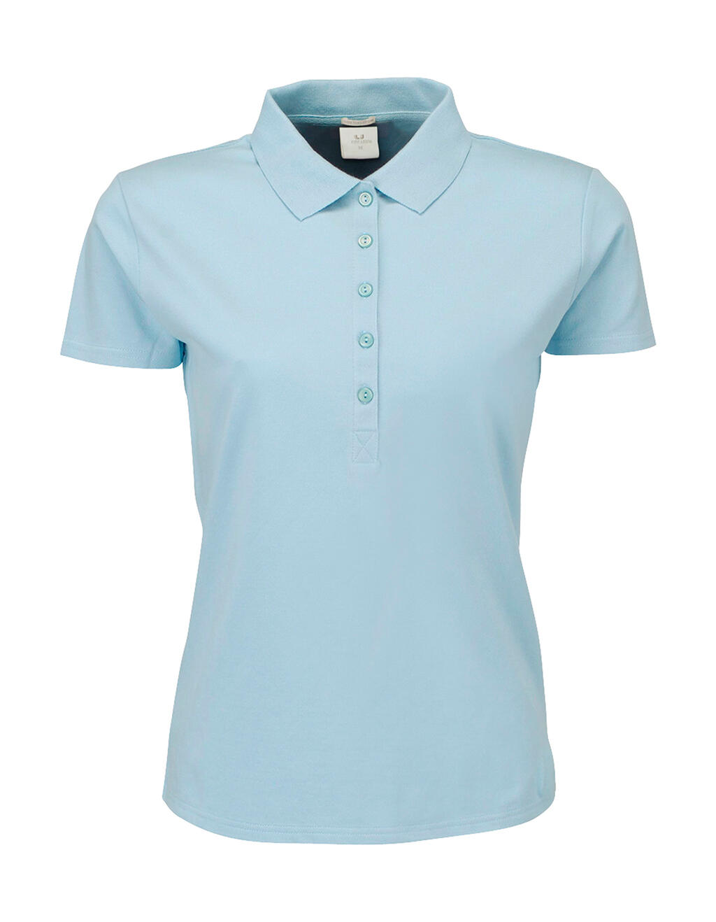 Polo elástico de lujo para mujer - Azul cielo