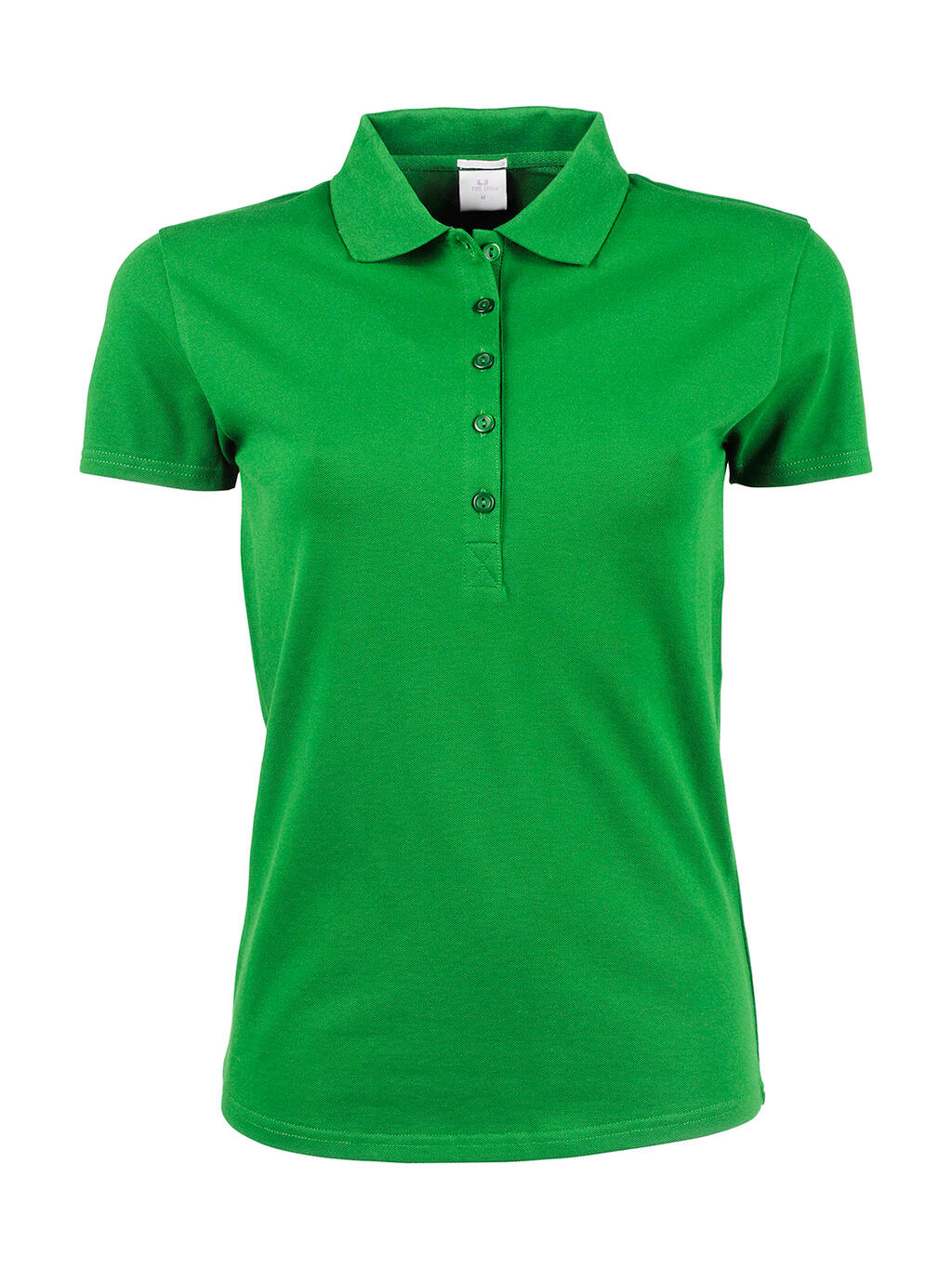Polo elástico de lujo para mujer - Verde primaveral