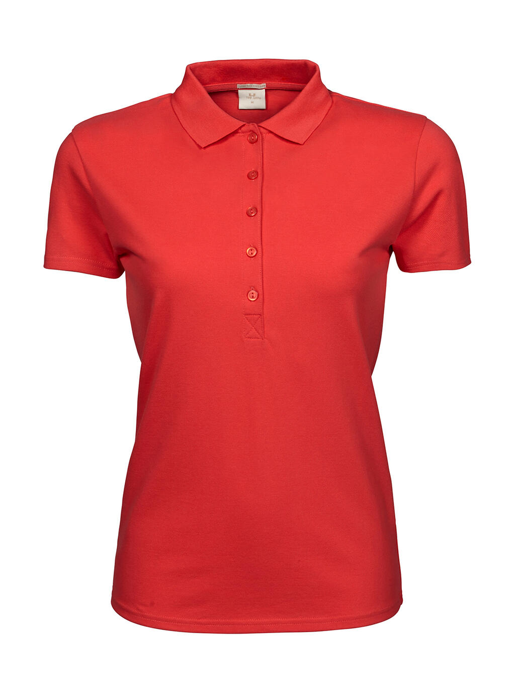 Polo elástico de lujo para mujer - Coral
