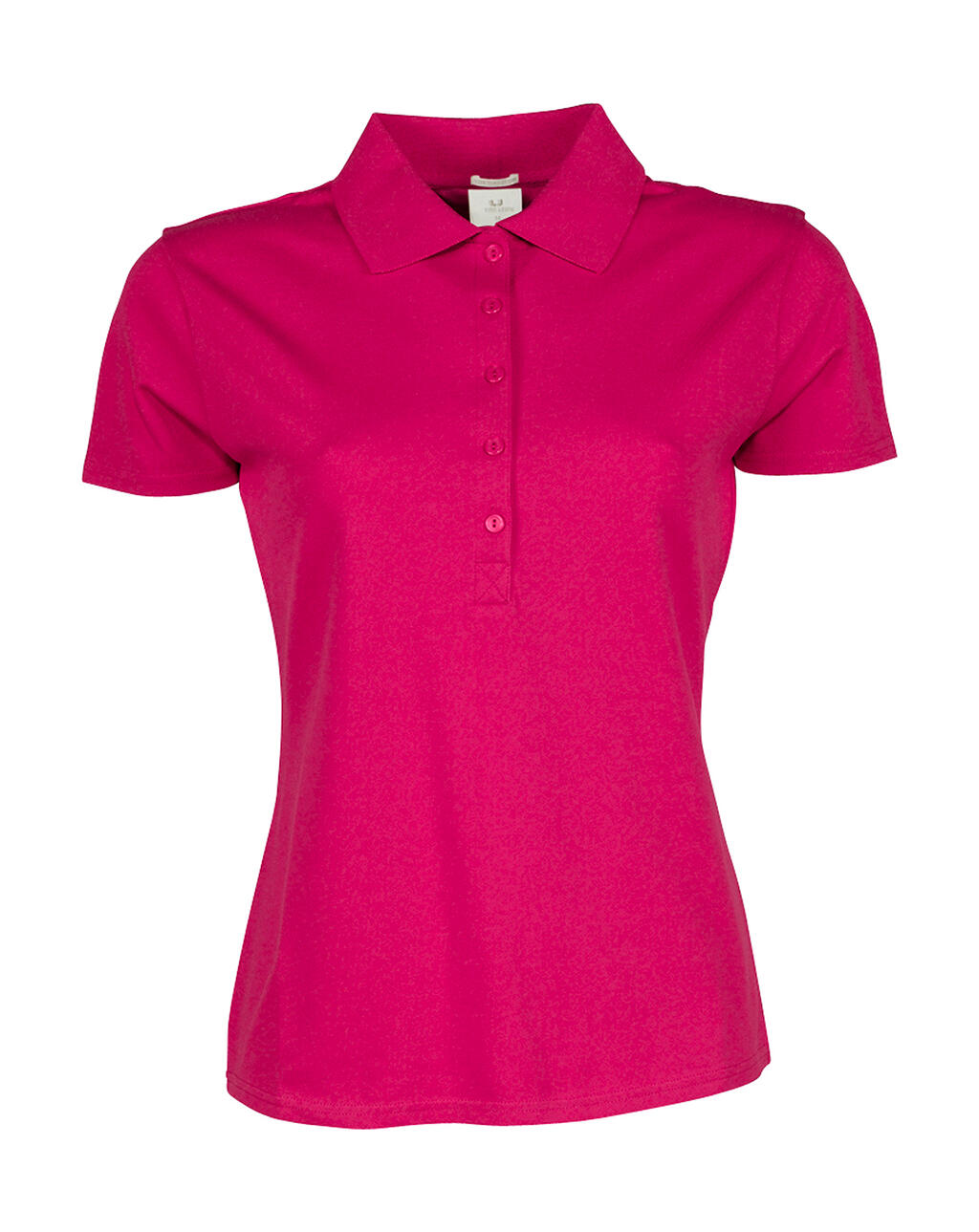 Polo elástico de lujo para mujer - 009 - Rosa intenso