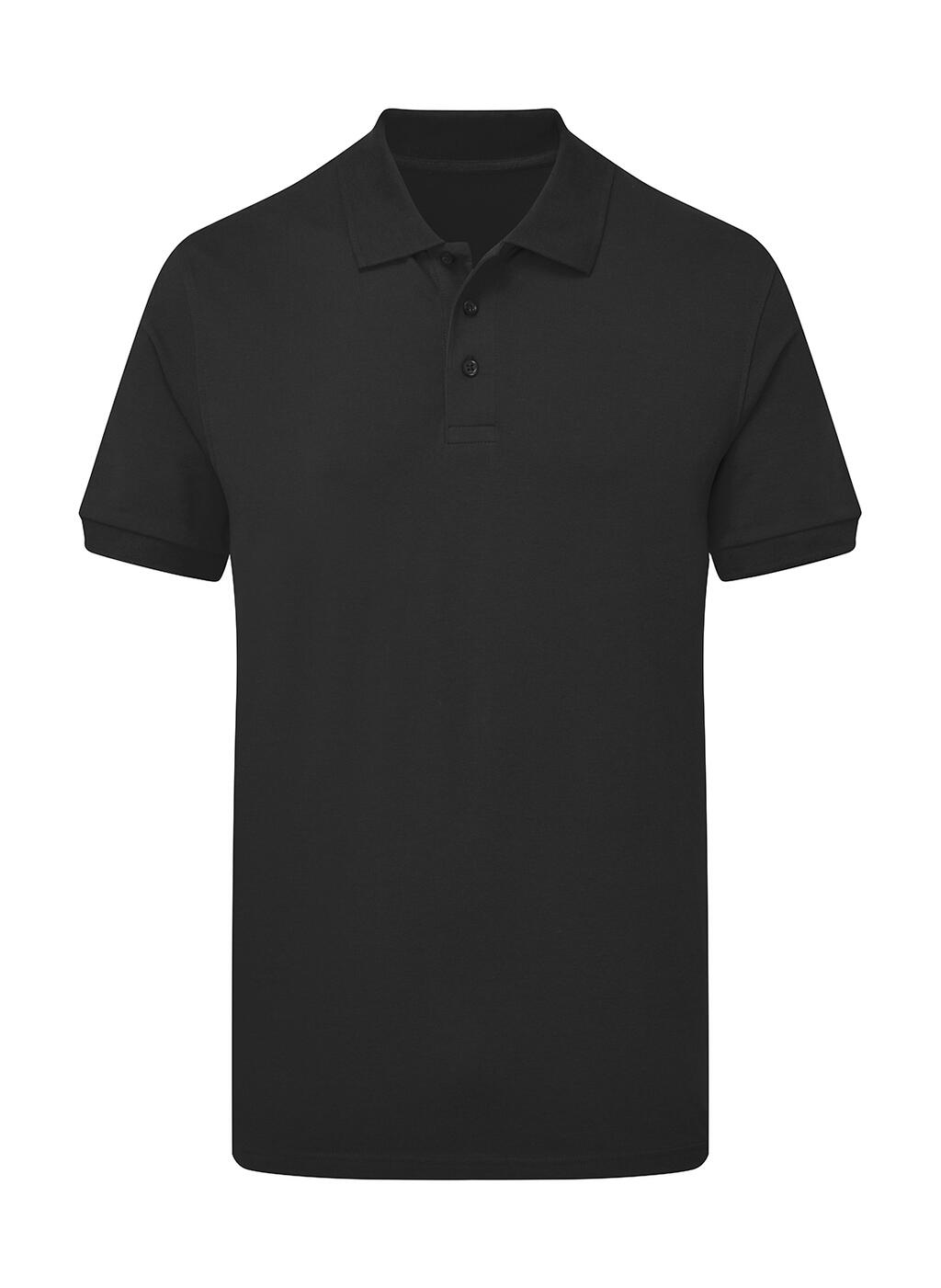 Polo elástico para hombre sin etiqueta de la marca - 104 - NEGRO OSCURO