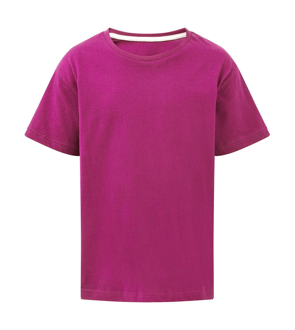 Camiseta infantil Signature sin etiqueta - 423 - ROSA OSCURO