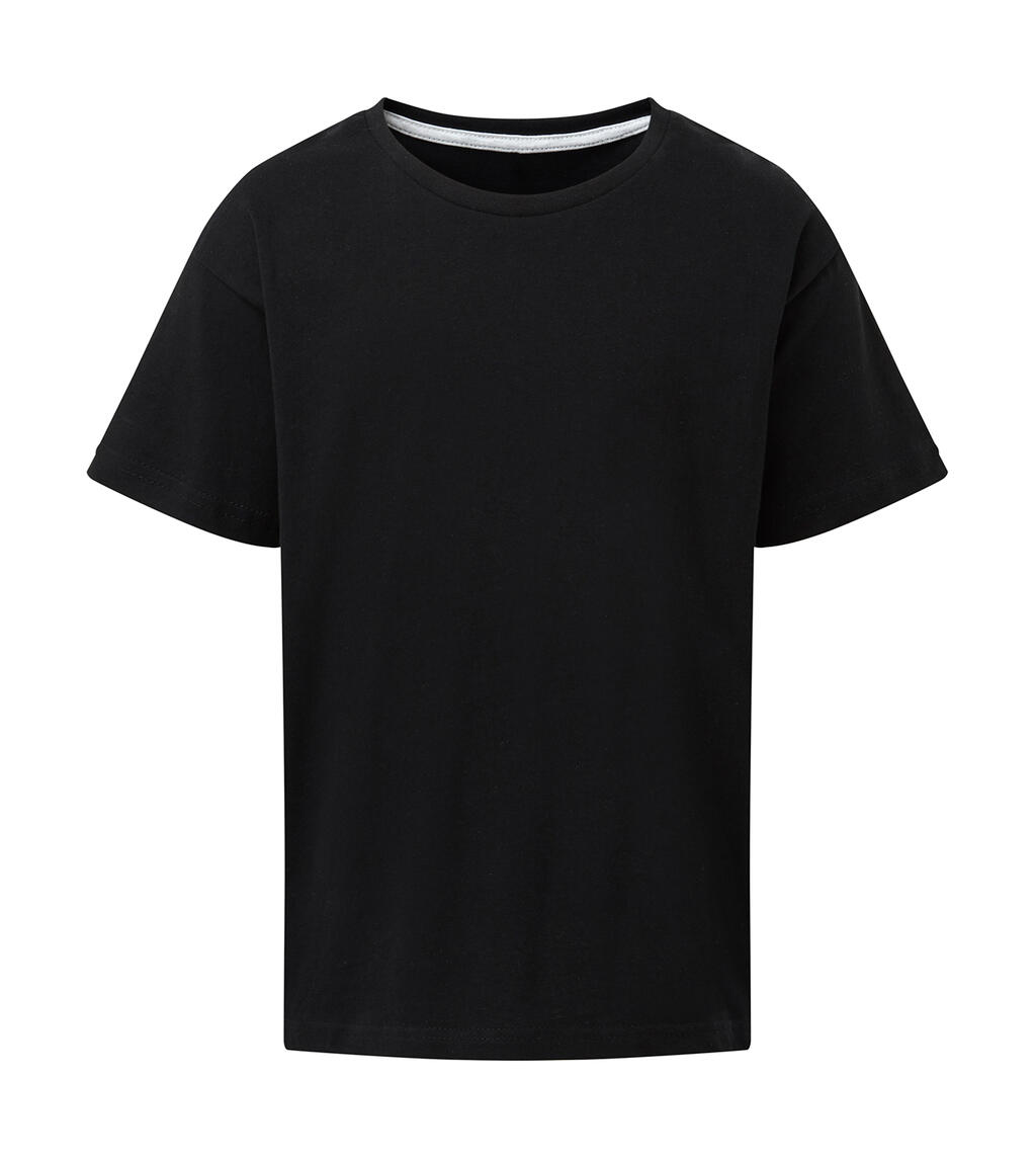 Camiseta infantil Signature sin etiqueta - 104 - NEGRO OSCURO