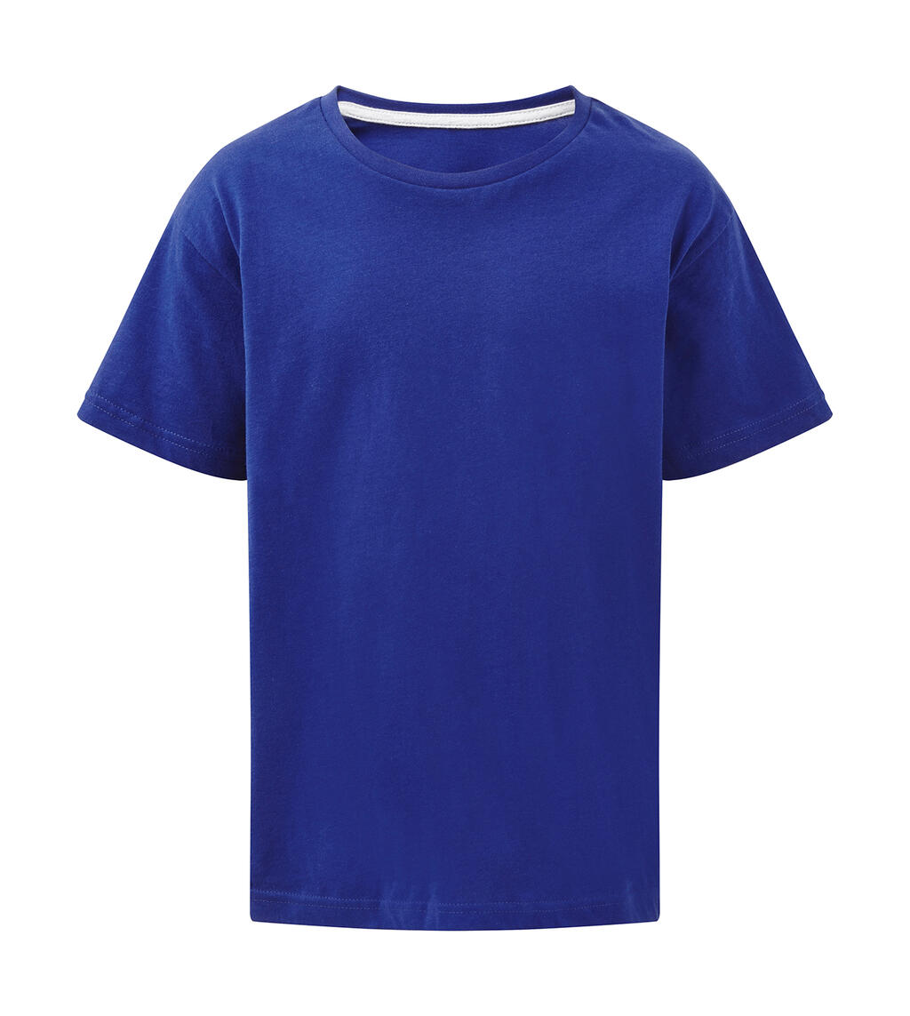 Camiseta infantil Signature sin etiqueta - AZUL REAL