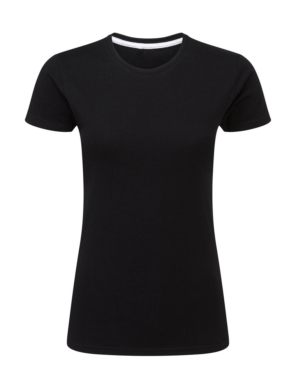 Camiseta de mujer Signature sin etiqueta - 104 - NEGRO OSCURO
