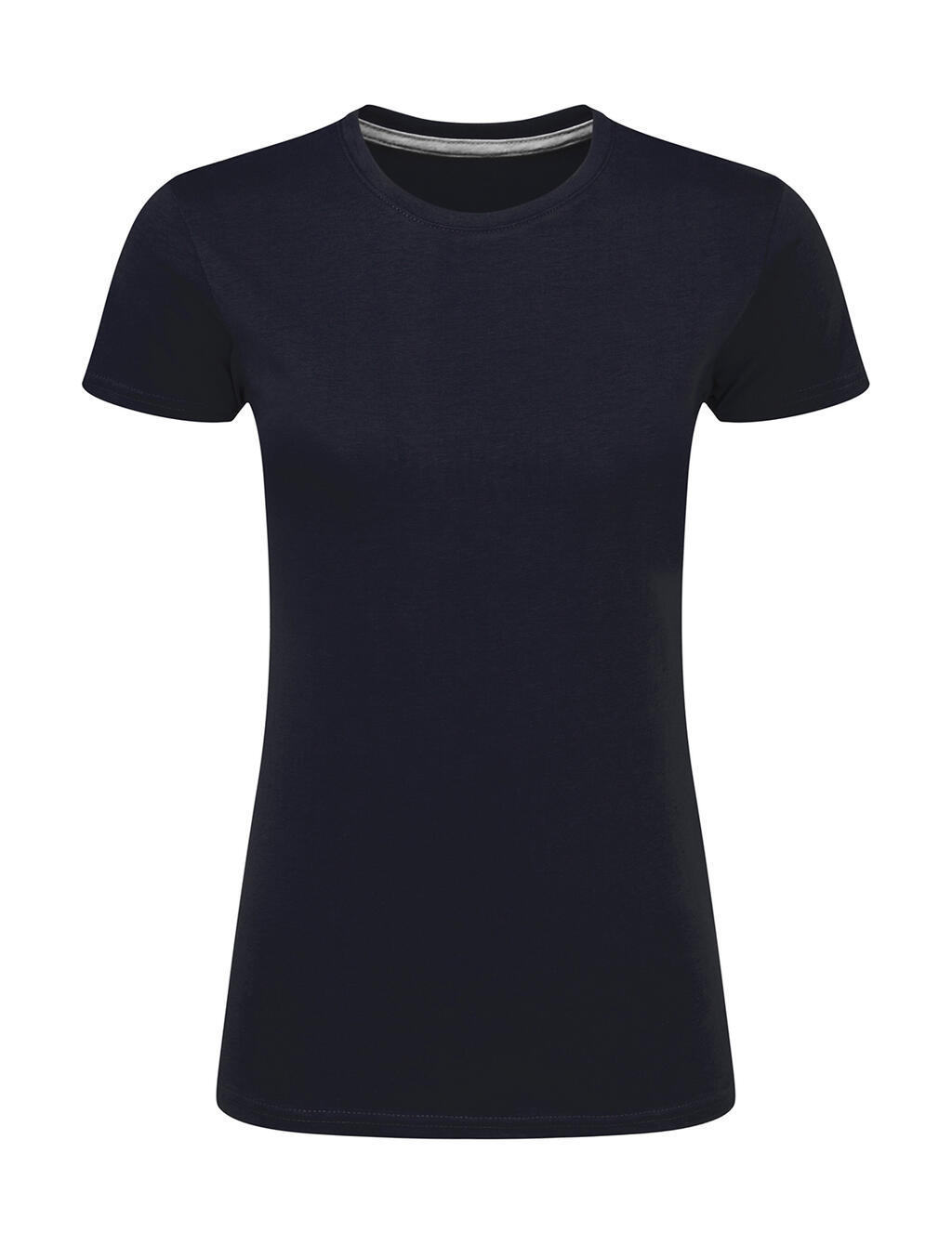 Camiseta de mujer Signature sin etiqueta - Azul marino oscuro