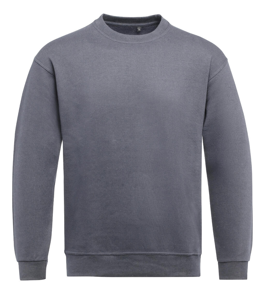 Sudadera unisex de cuello redondo - 130 - Gris oscuro