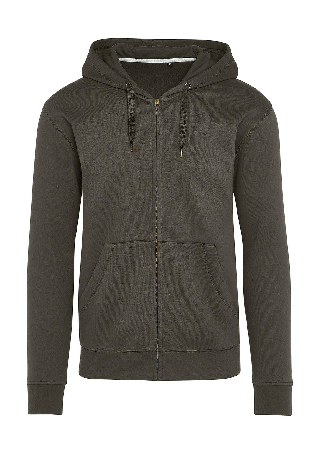 Sudadera con capucha y cremallera sin etiqueta Signature - Gris oscuro
