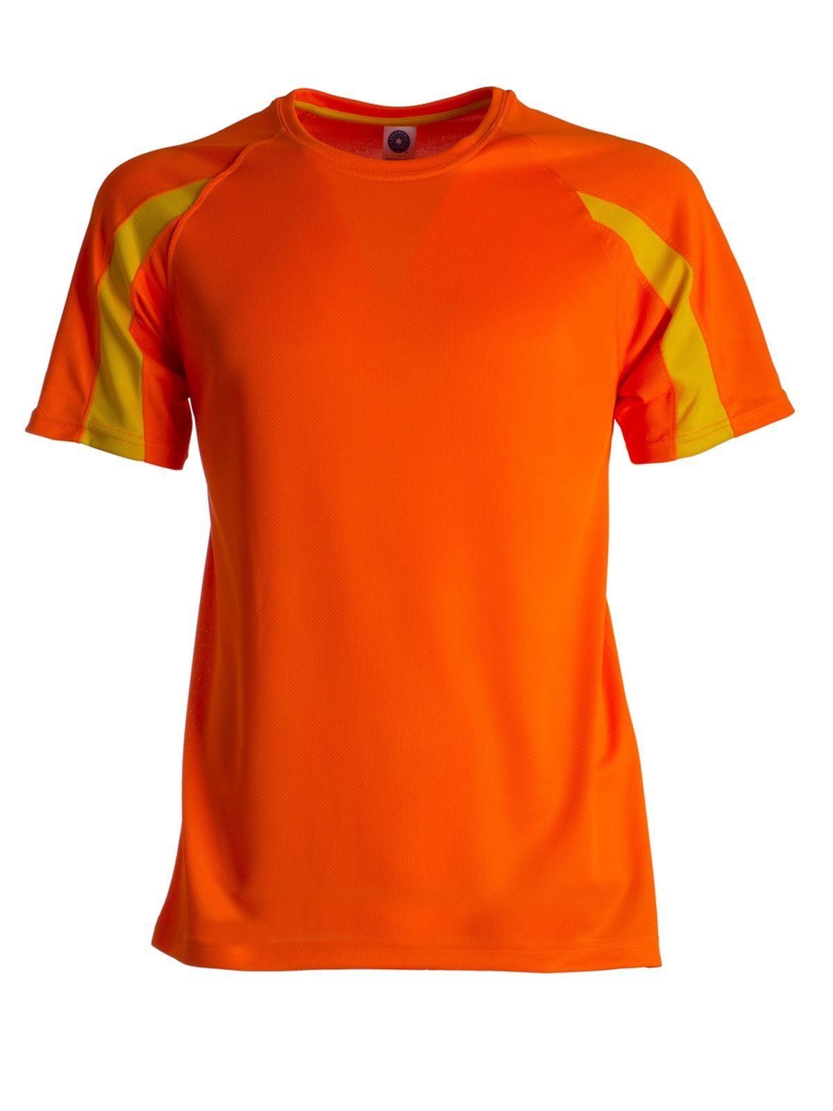 Camiseta deportiva unisex con contraste - 85-86 FIESTA ROJO-DORADO