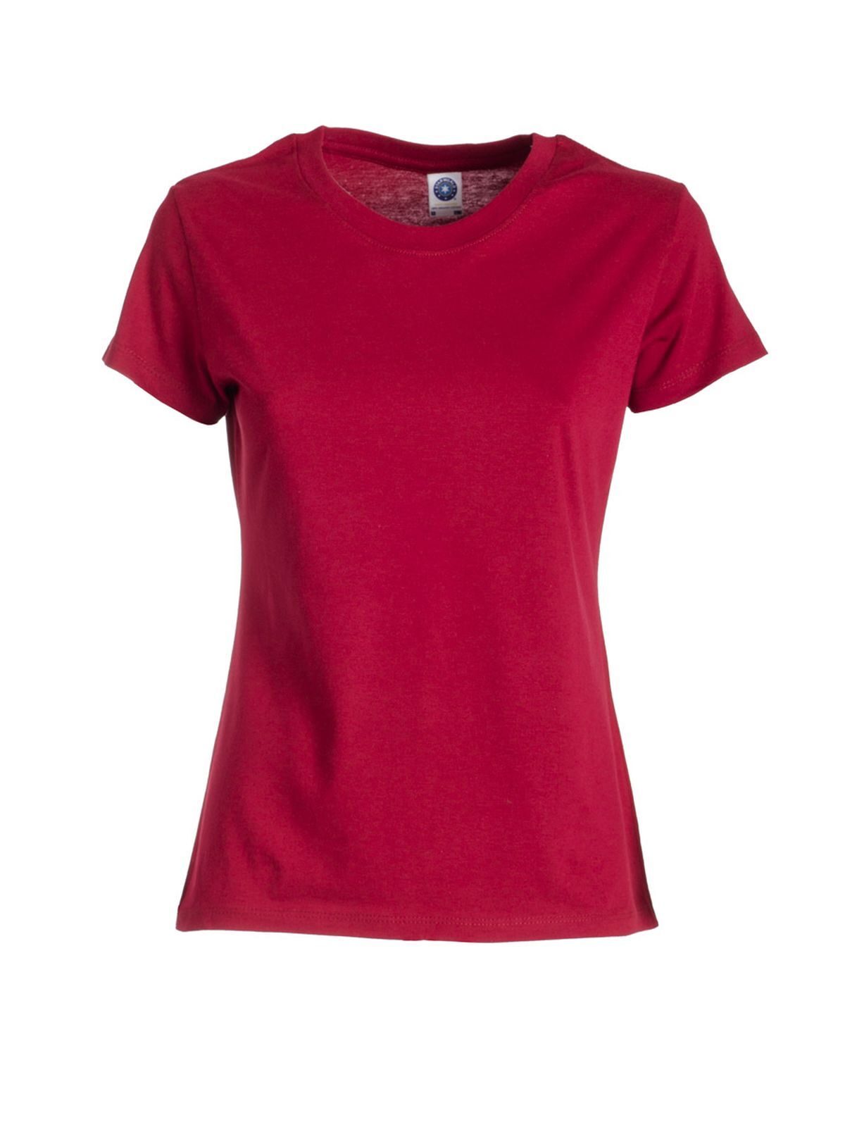 Camiseta de mujer Gold Label para venta al por menor - Rojo cardenal