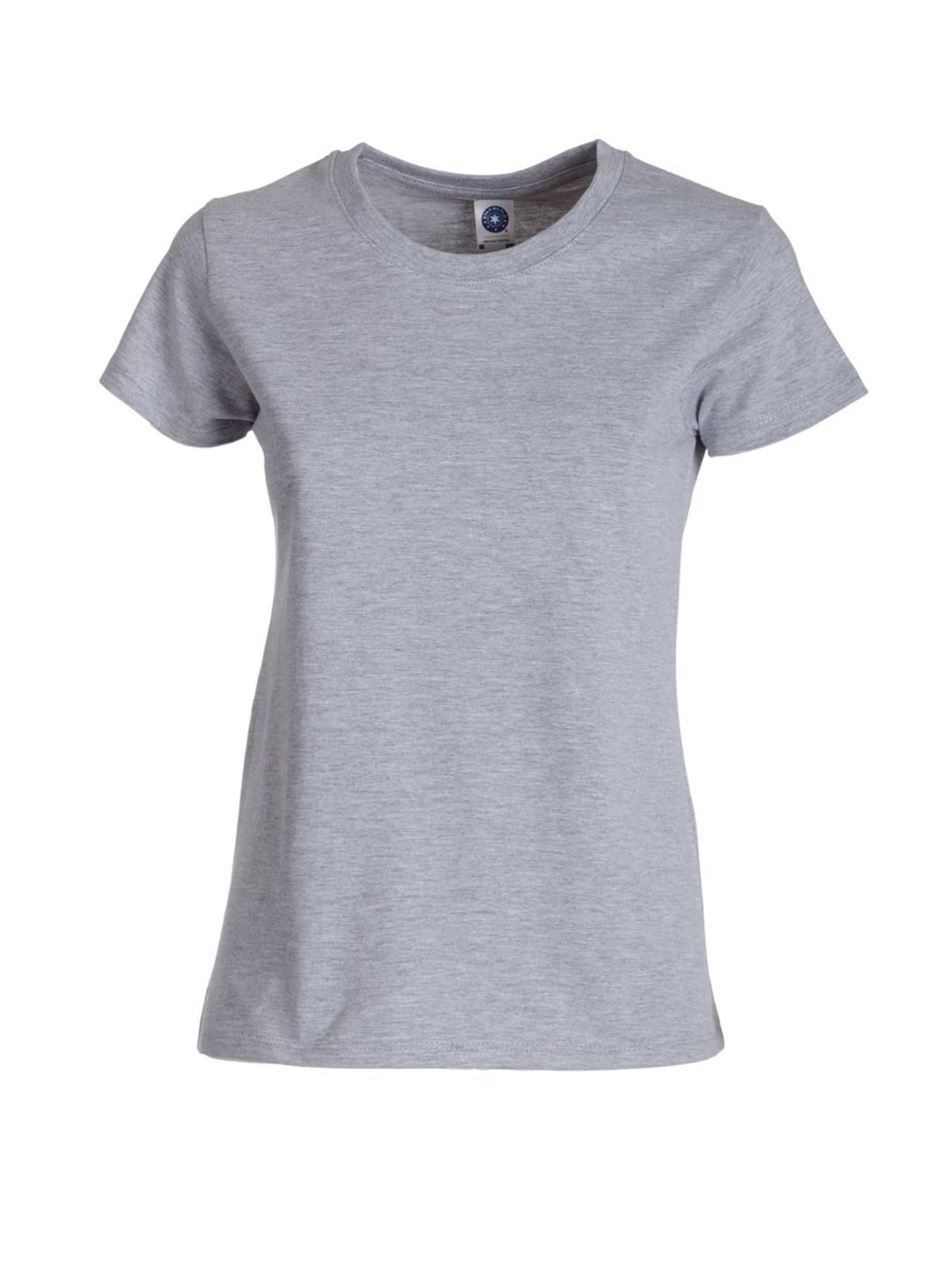 Camiseta de mujer Gold Label para venta al por menor - Gris jaspeado