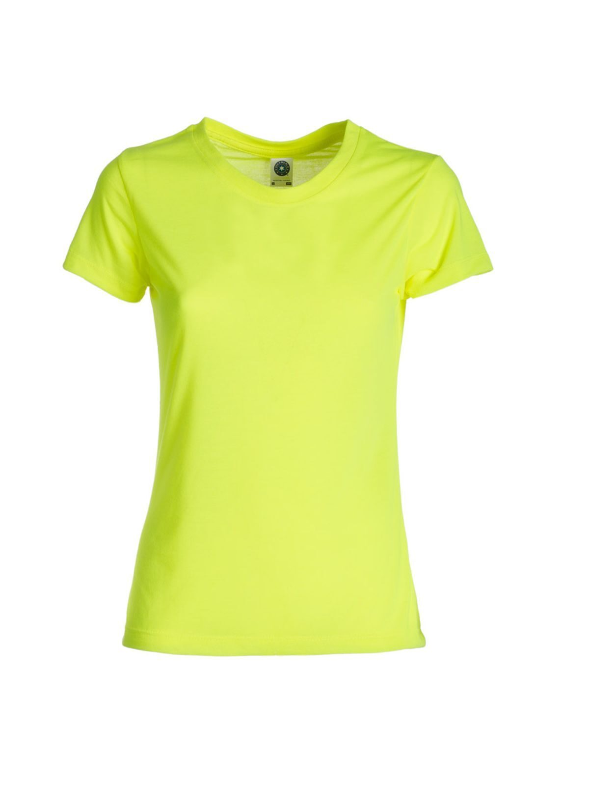 Camiseta deportiva para mujer - 64 - Amarillo fluorescente