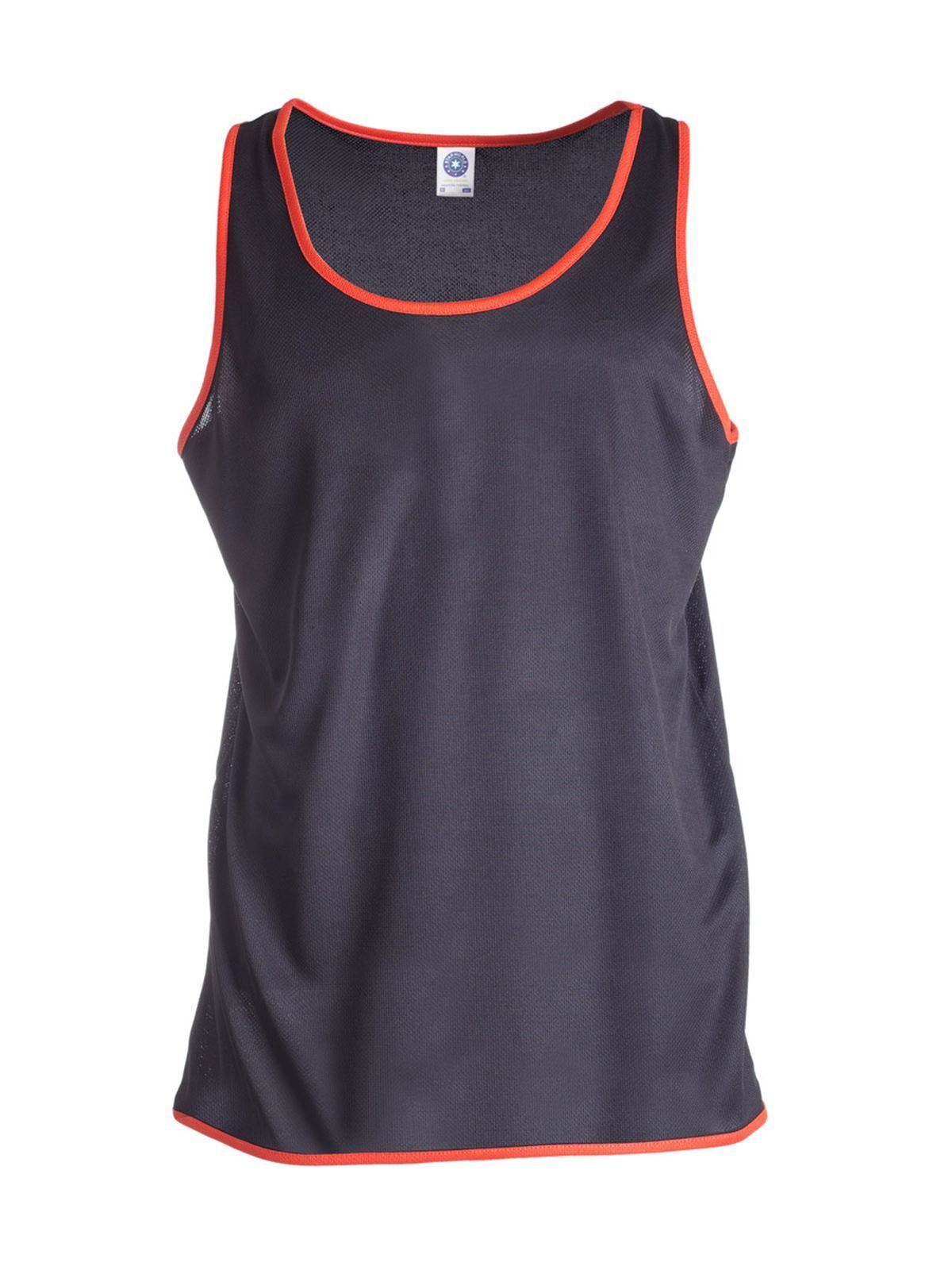 Chaleco deportivo de contraste para hombre - Negro/Rojo Fiesta