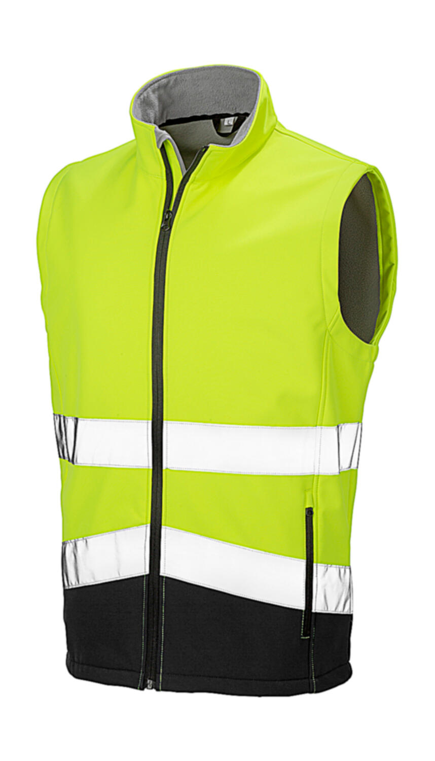 Chaleco de seguridad softshell imprimible - 394 - Amarillo fluorescente