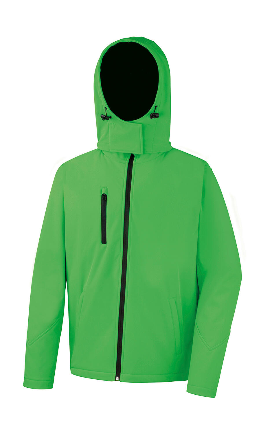 Chaqueta softshell TX Performance con capucha - GNBK - Verde intenso/Negro