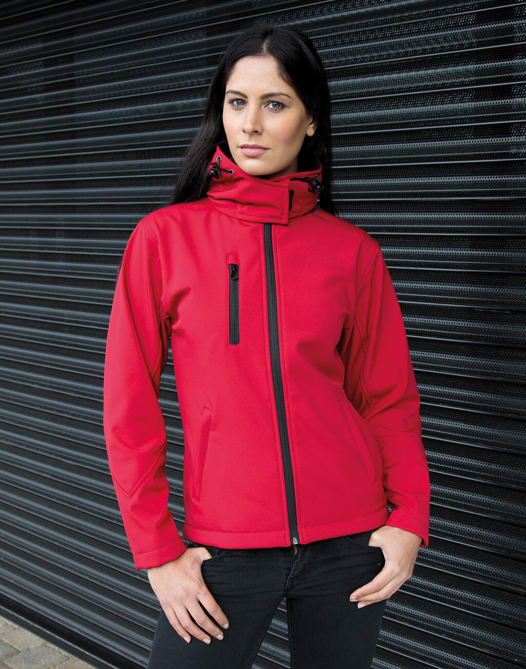 Chaqueta softshell TX Performance para mujer con capucha