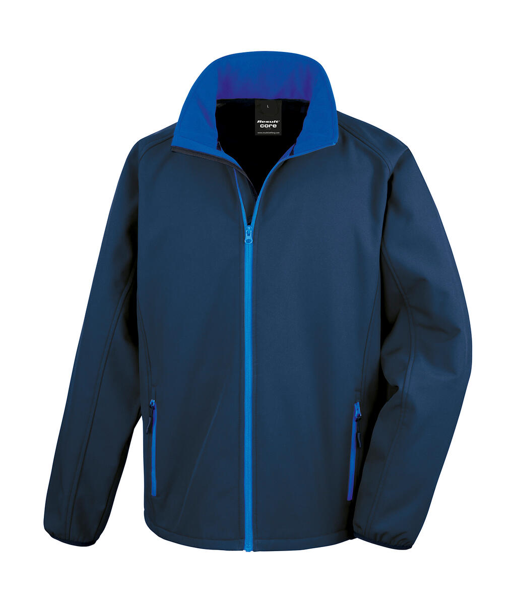 Chaqueta softshell imprimible - - Marina