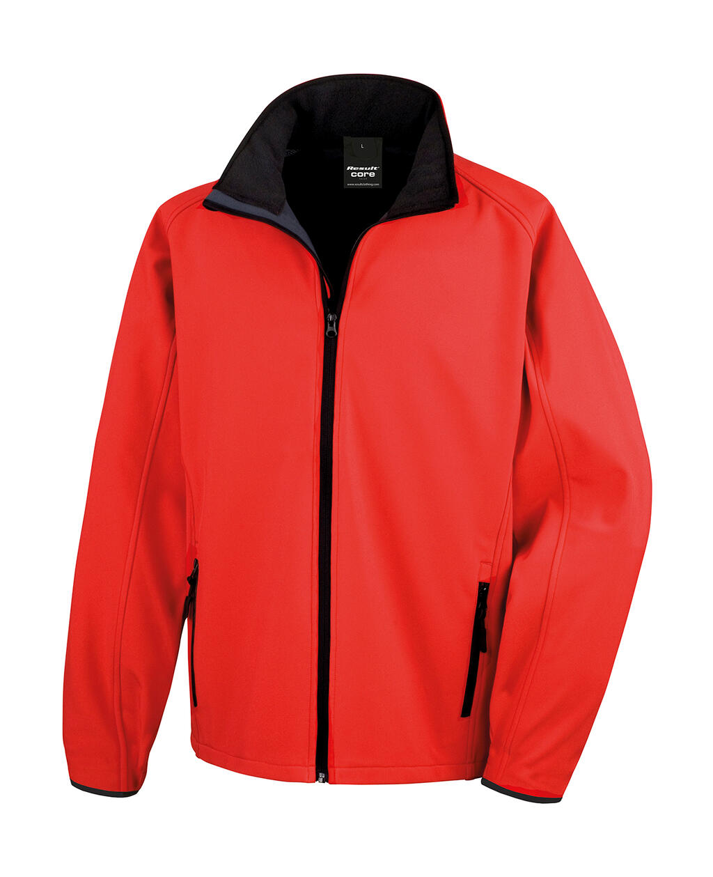 Chaqueta softshell imprimible - Rojo/Negro