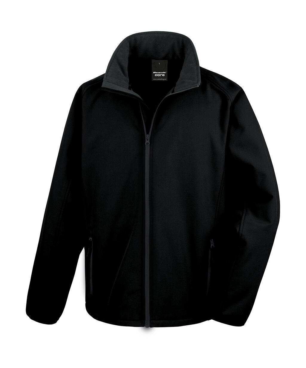Chaqueta softshell imprimible - 177 - Negro