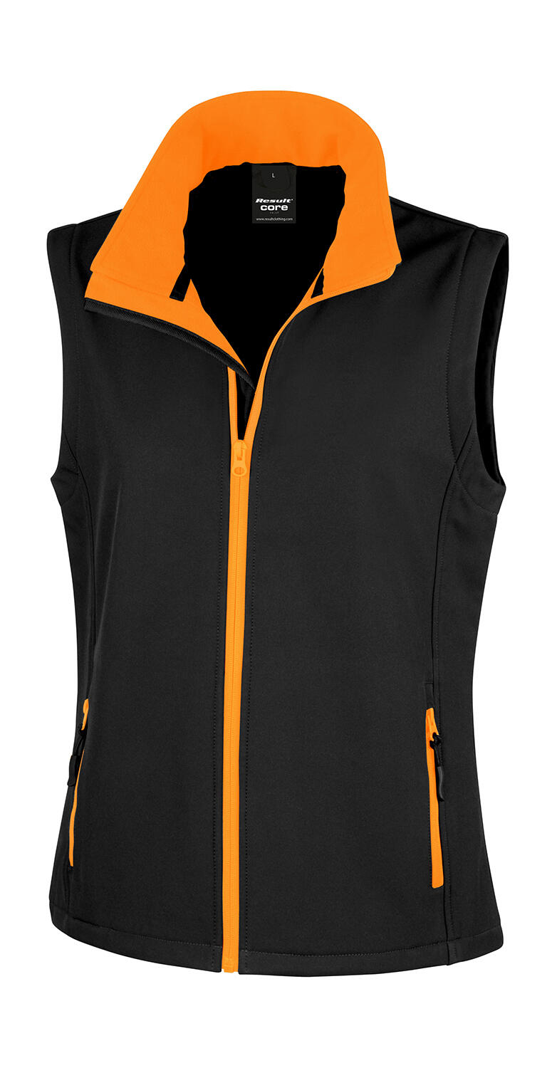 Chaleco softshell imprimible para mujer - 178 - Naranja