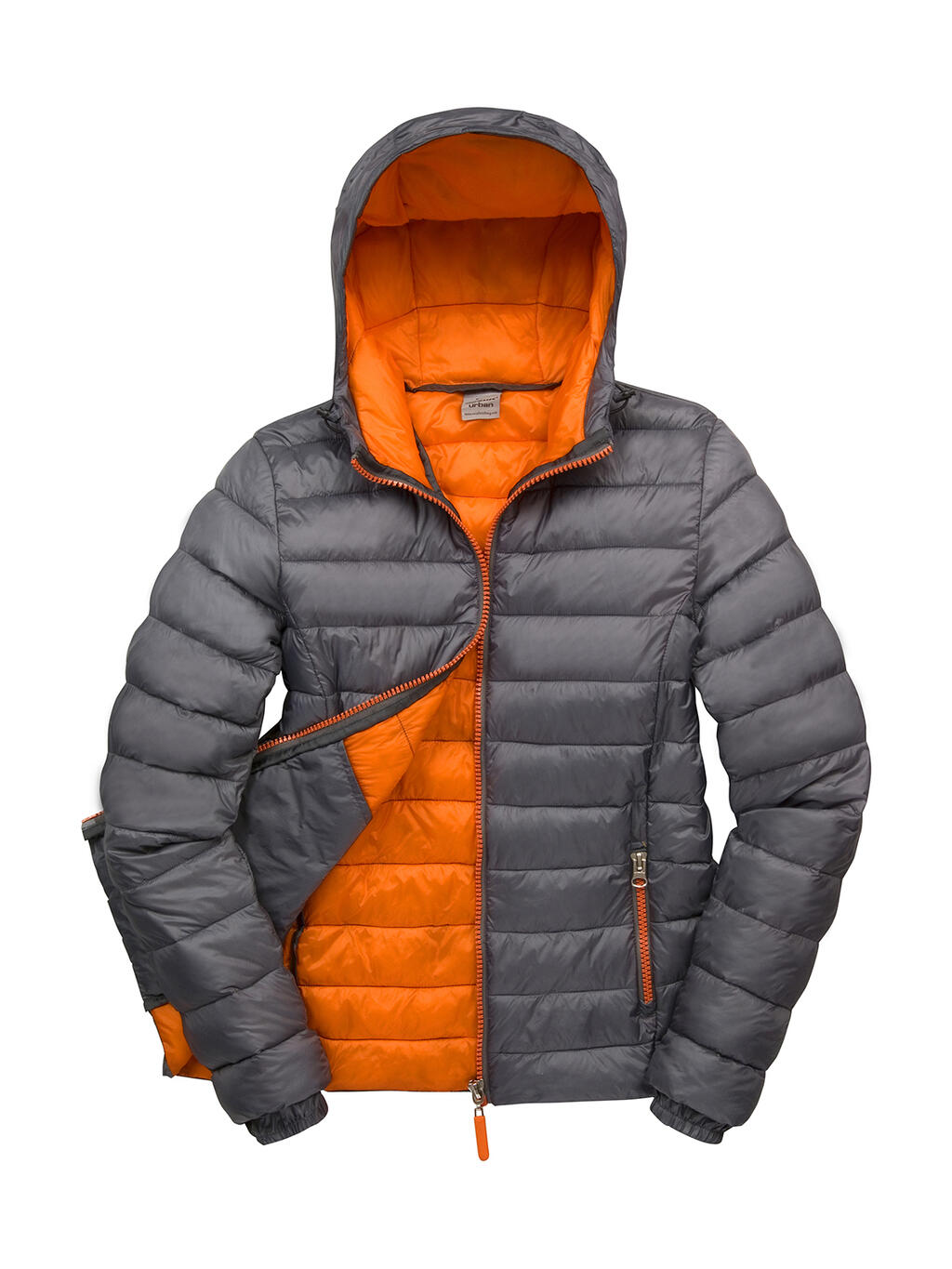 Chaqueta con capucha Snow Bird para mujer - 162 - GRIS-NARANJA