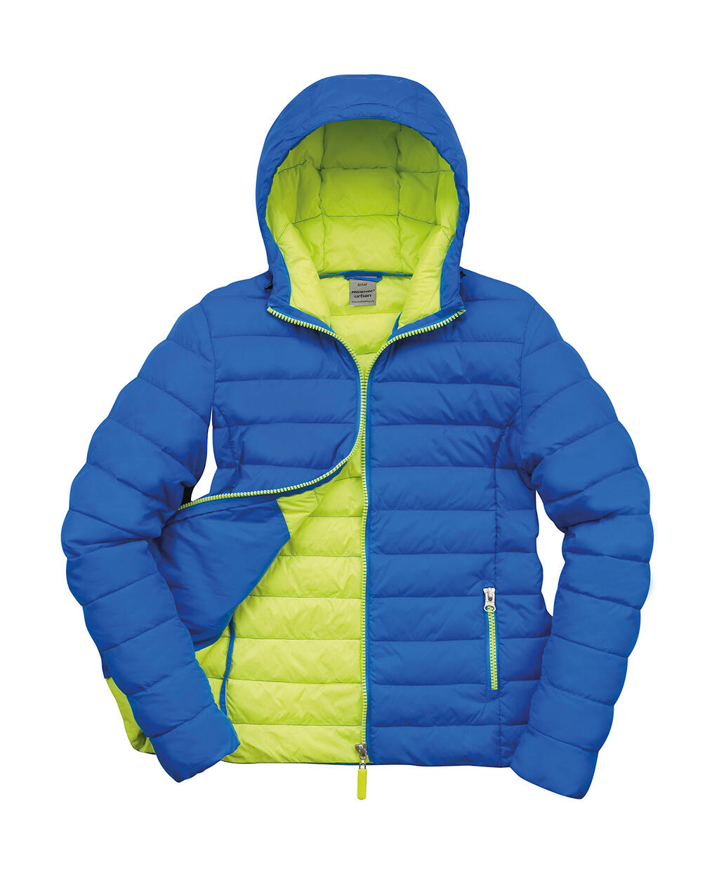 Chaqueta con capucha Snow Bird para mujer - 358 - PONCHE AZUL OCÉANO DE LIMA