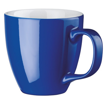 PANTHONY. Taza de porcelana hidroglazada de 450 ml. - 104 - Azul