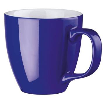 PANTHONY. Taza de porcelana hidroglazada de 450 ml. - 114 - Azul real