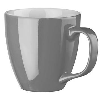 PANTHONY. Taza de porcelana hidroglazada de 450 ml. - 113 - Gris