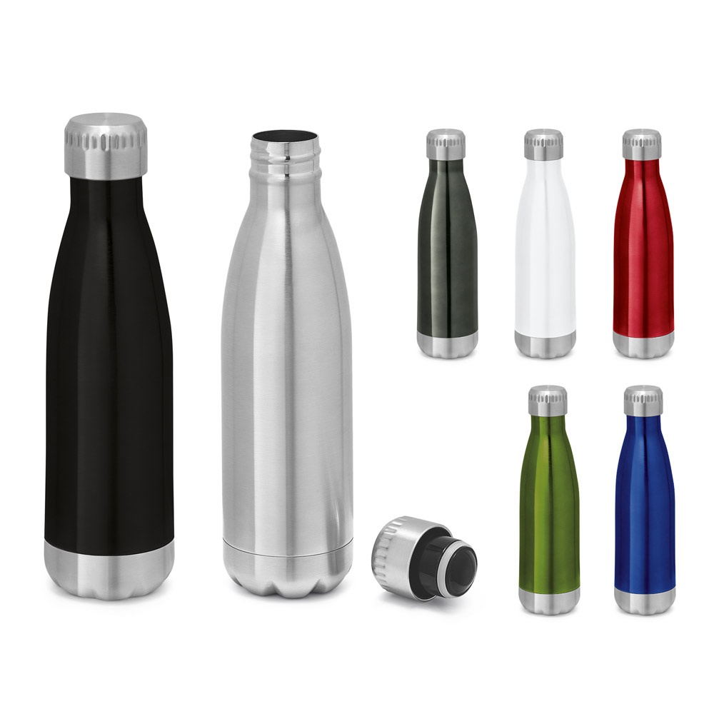 MOSTRAR. Botella térmica de agua de acero inoxidable de 510 ml.