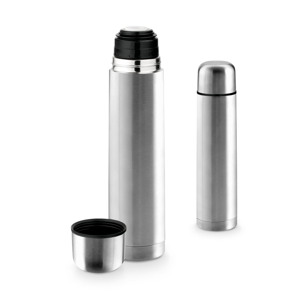 LITRO. Termo de acero inoxidable de 1000 ml.