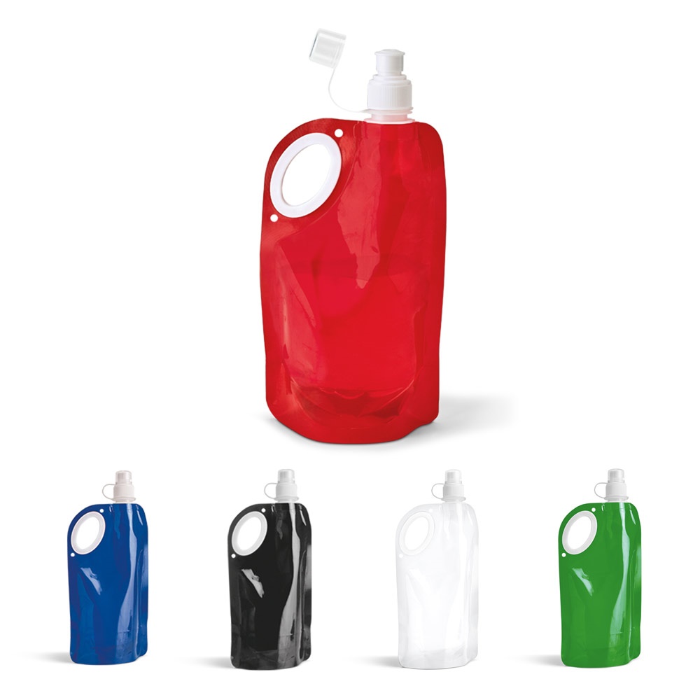 HIKE. Botella de agua plegable de 750 ml en PET, PA y PE.