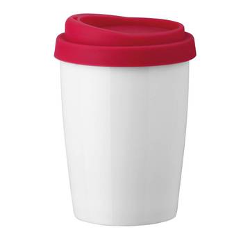 Taza de viaje DUWAL de 220 ml - 105 - Rojo