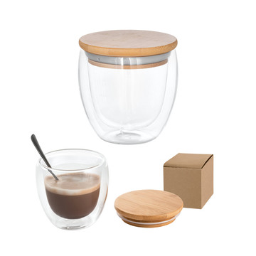 ECUADOR M. Taza de viaje de vidrio de borosilicato de 250 ml