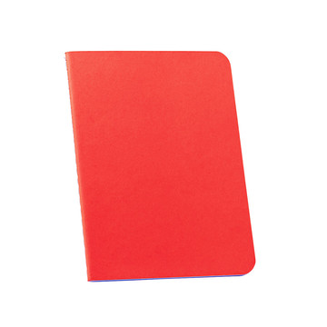 RAYSSE. Cuaderno B7 con páginas rayadas. - 105 - Rojo
