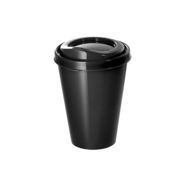FRAPPÉ. Vaso de PP reutilizable de 430 ml. - 103 - Negro