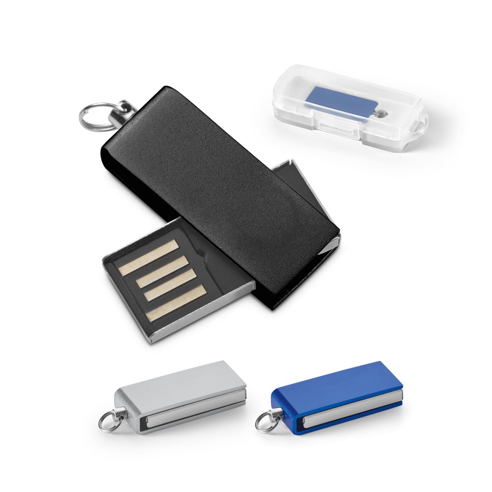 SIMON 8GB. Unidad flash UDP mini de aluminio de 8 GB.