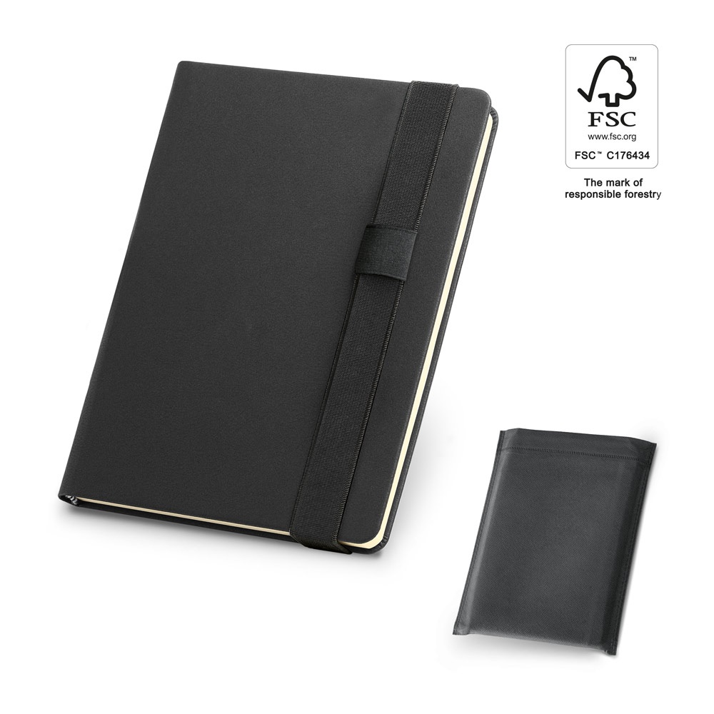 SHAKESPEARE. Cuaderno A5 de PU con páginas lisas de color marfil.