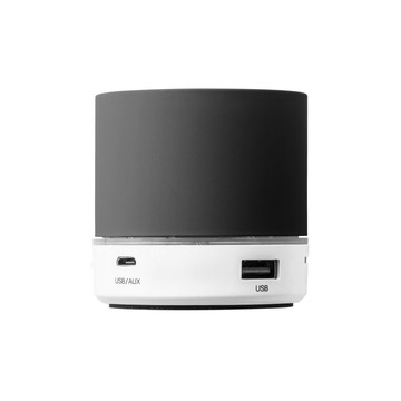 PEREY. Altavoz portátil con micrófono de ABS. - 103 - Negro