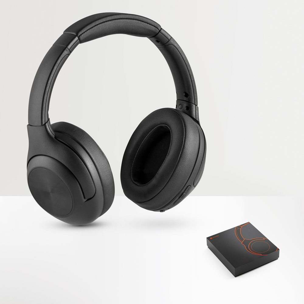 MELODY. Auriculares inalámbricos de PU con transmisión BT 5.0.