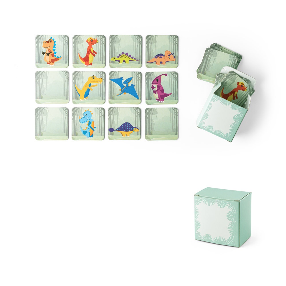 Triceratops. Juego de memoria con 20 piezas.