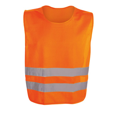 THIEM. Chaleco de alta visibilidad 100% poliéster. - 128 - Naranja