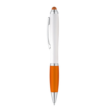Bolígrafo SANS BK. con clip metálico. - 128 - Naranja